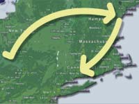 セス資料探訪の地図