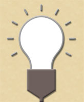 ともる電球