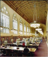 イェール大学図書館内